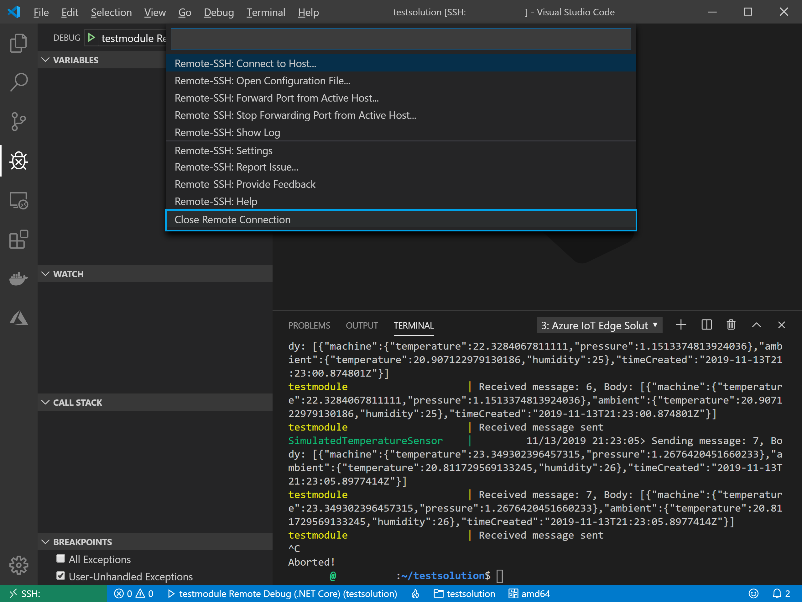 Remote IoT Edge Development in Azure VMs Template Images Code Pyre